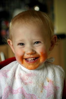 Caitlin and her Spaghetti face