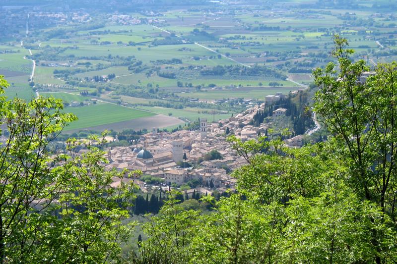 Assisi from above