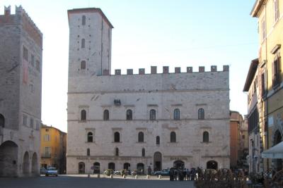 On the piazza