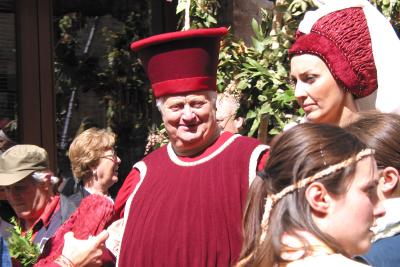 A citizen of Assisi and visitor from the 12th century