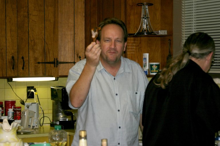 Mike steals the last piece