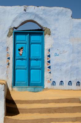 Blue door