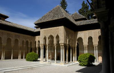 Terrace in the nazarie palace