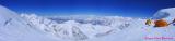 Panorama from 7200 meter