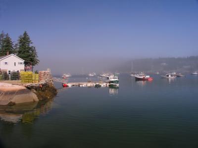 Burnt Cove in Fog