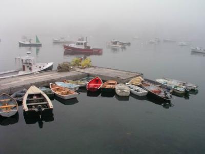 Boats in Fog