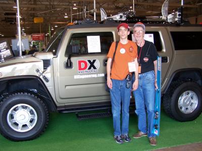 Kyle-W4KTF and Jim - KI4FVT and the DX Engineering Hummer
