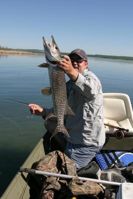 Some guy with a fish