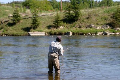 River Fly Fisherman