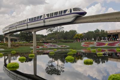 Monorail and garden