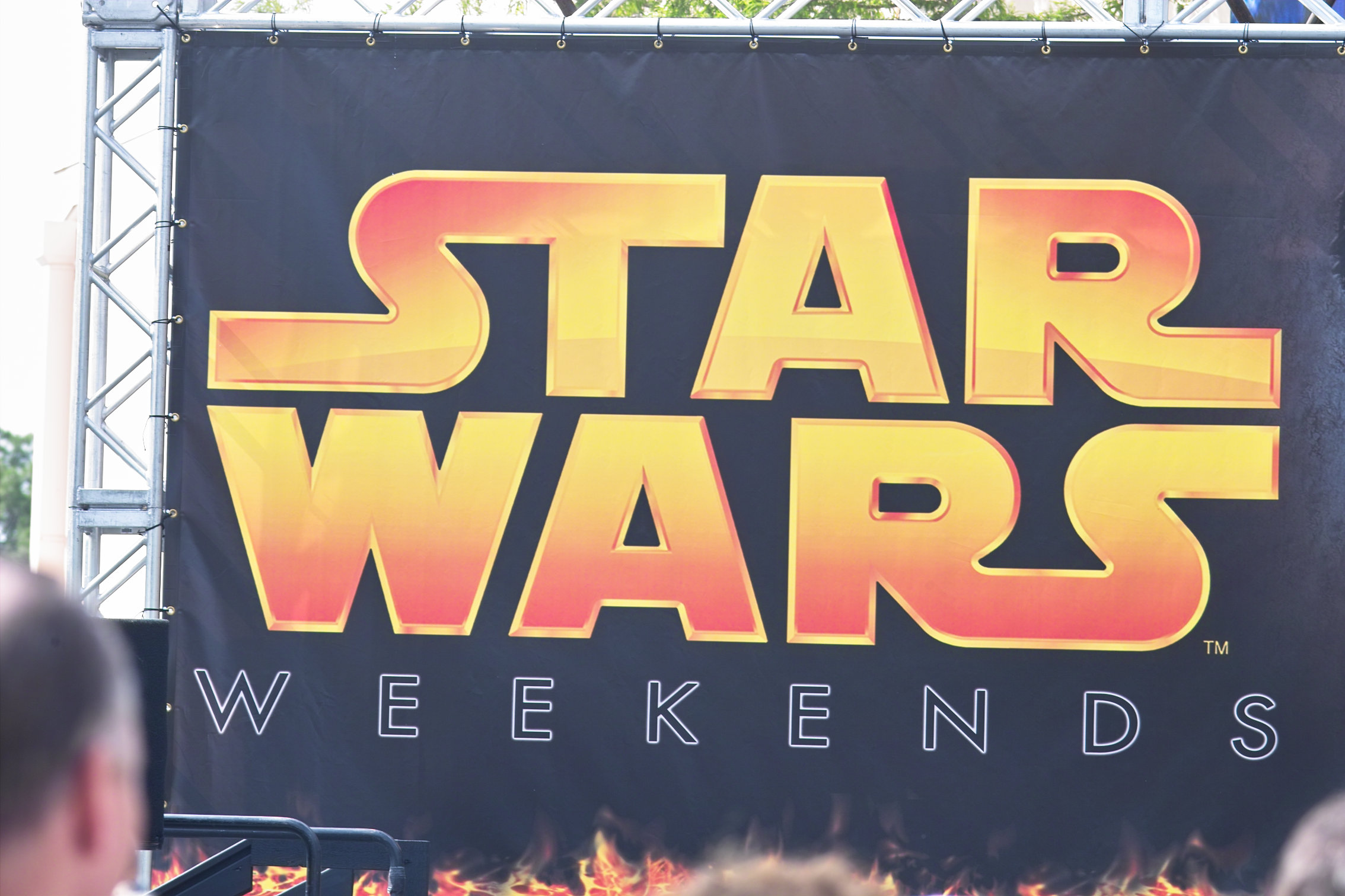 Star Wars weekend sign