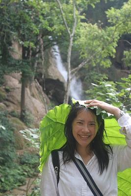 Jane at Main Waterfall (Totoro Style)