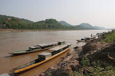 Boats on Mekong River