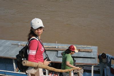 Joyce and Noon at Mekong River