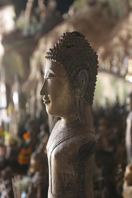 A Budda at Tham Ting Cave (Profile)