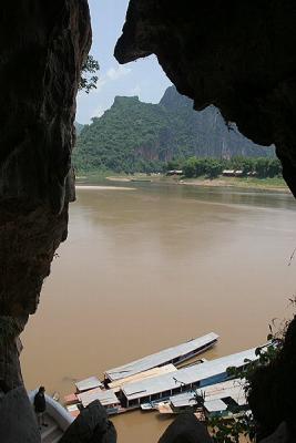 Looking out onto Mekong River