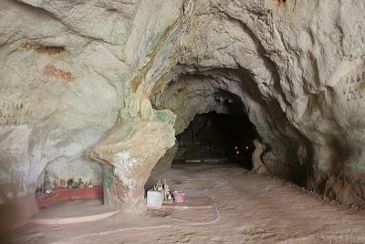 Inside Tham Phum Cave