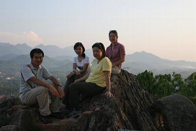 Top of Phu Si (Group Photo)