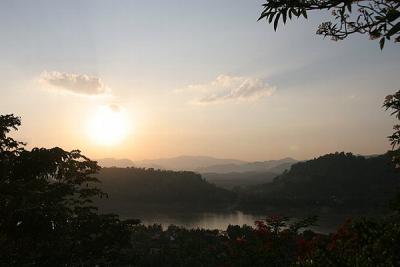 Sunset at Phu Si