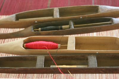 Silk weaving tools