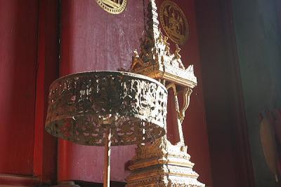 Buddist Artifacts in Funeral Pavilion of the Last King