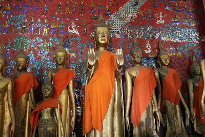 Peace Budda in Funeral Pavilion of the Last King