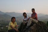Noon, Joyce, and Jane at top of Phu Si