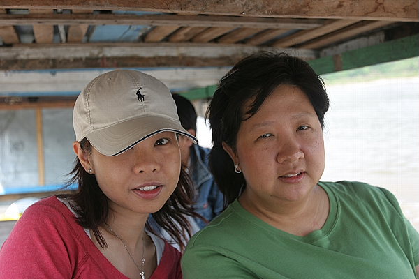 Joyce and Noon on Boat