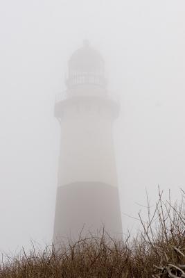 Lighthouse, foggier