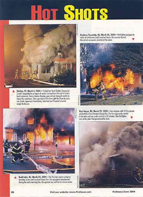Firehouse Magazine - Hot Shots (pg. 90) June 2004