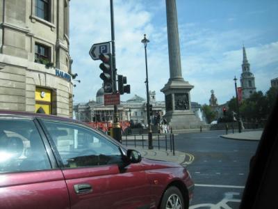 Arrival : Trafalgar Square