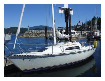 at Gibsons marina