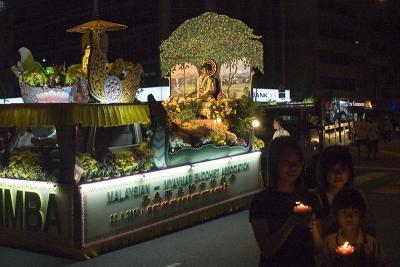 Malaysia, Kuala Lumpur, Vesak (Wesak) Day float