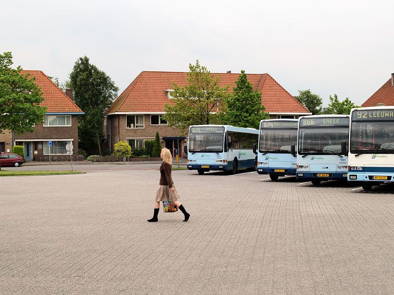 One Woman walking