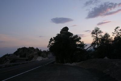 Mt Lemmon, Shot of Highway & Landscape