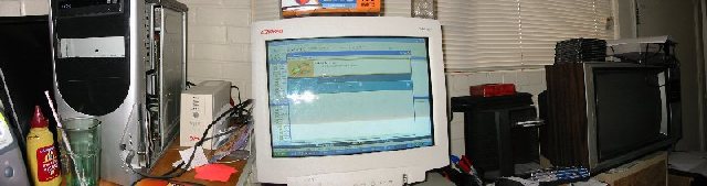 Panarama Shot of Computer
