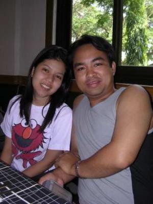 The newly wed couple: Mike and Grace
