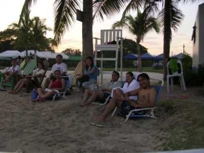 The group at the 'beach'