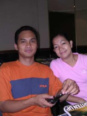 Not-so-newly wed: Bating and Donna