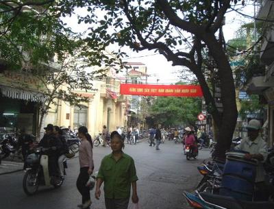 on M My street of  Old Ha Noi, Viet Nam