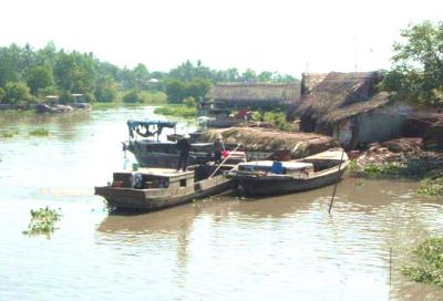 Working on BNH DƯƠNG River, Viet-Nam