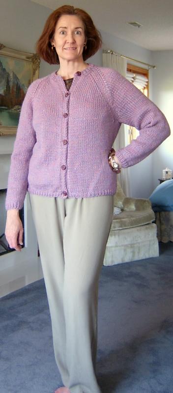 Berroco Cardigan Buttoned