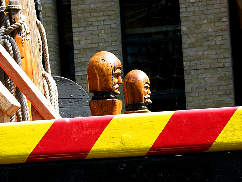wooden men