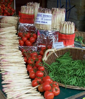 Vegetable Stand at Farmers Market