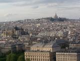 View of the Sacre Coure from the top of Notre Dame
