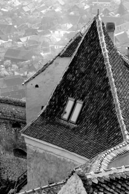 old roof at rasnov