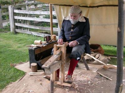 Man In Costume at Stokesay Castle