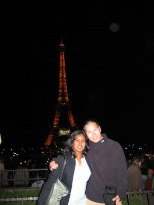 Me and Bindu in Paris May of 2005