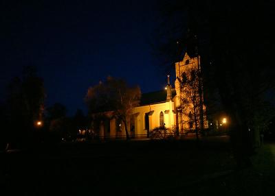 May 16: Church in the dark