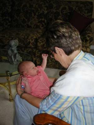 grandma tells a story- joey likes her!